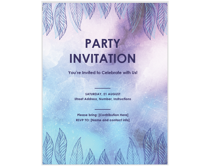 13 Free Templates For Creating Event Invitations In Microsoft Word