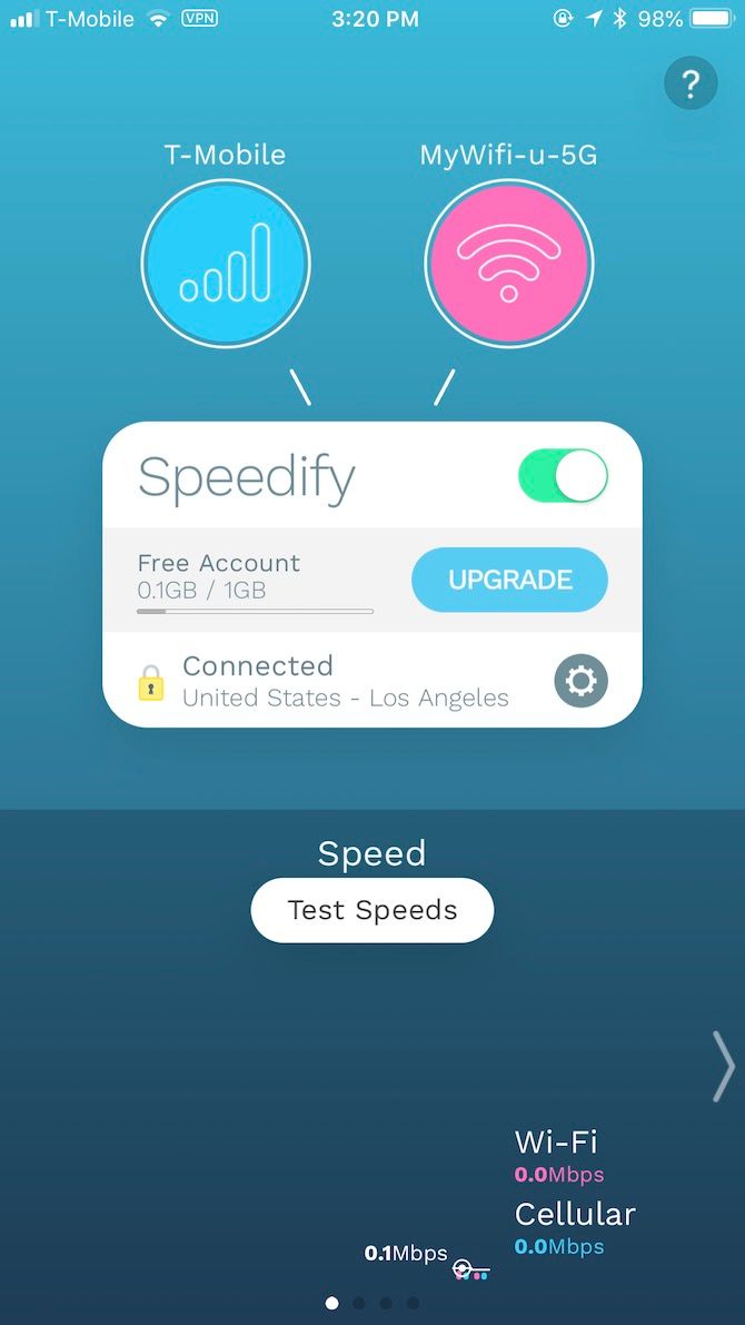 Speedify iPhone VPN