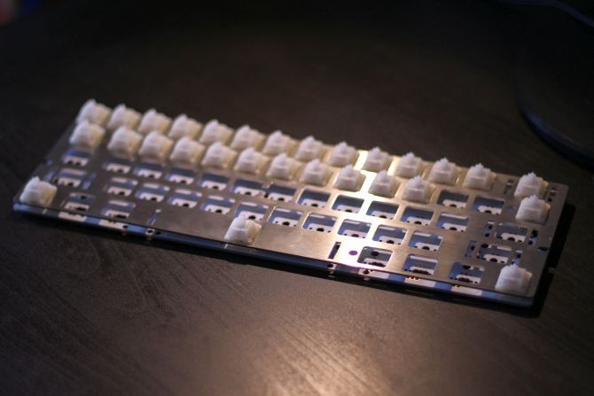 build custom mechanical keyboard - keyboard plate