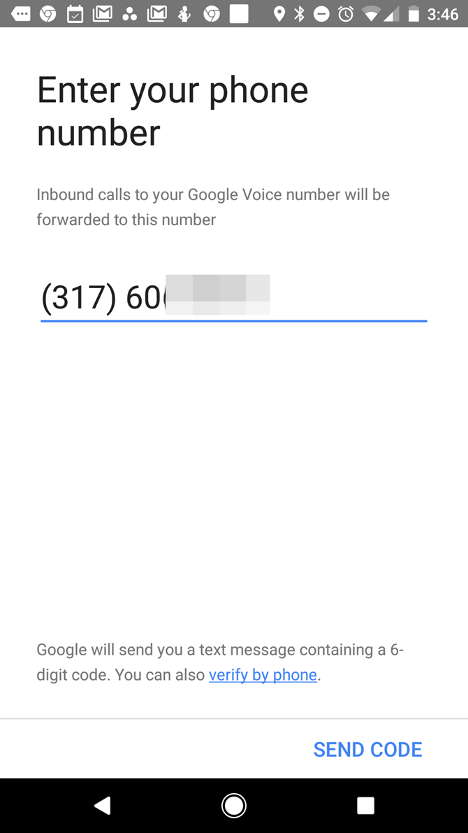 Link phone to Google Voice 2