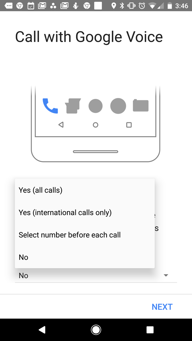 Link phone to Google Voice 3