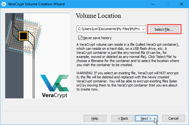 how to use veracrypt to encrypt the entire drive