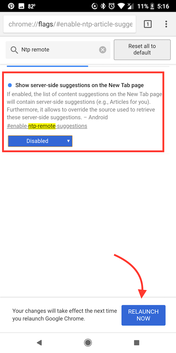 How To Remove Articles For You In Chrome On Android