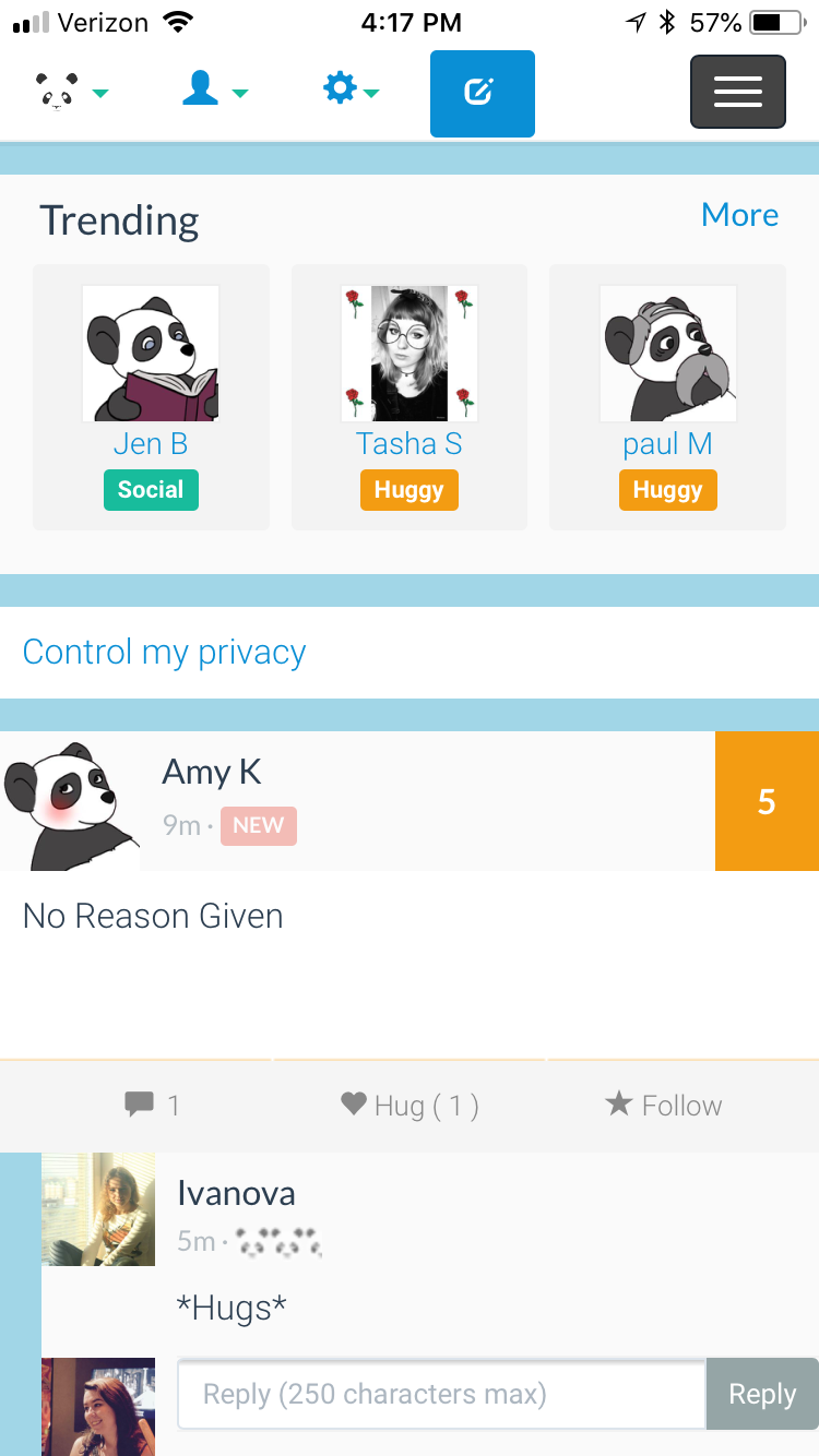 Panda App Screenshots