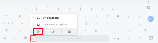 The Chromebook's on-screen keyboard is a useful accessibility tool and time saver.