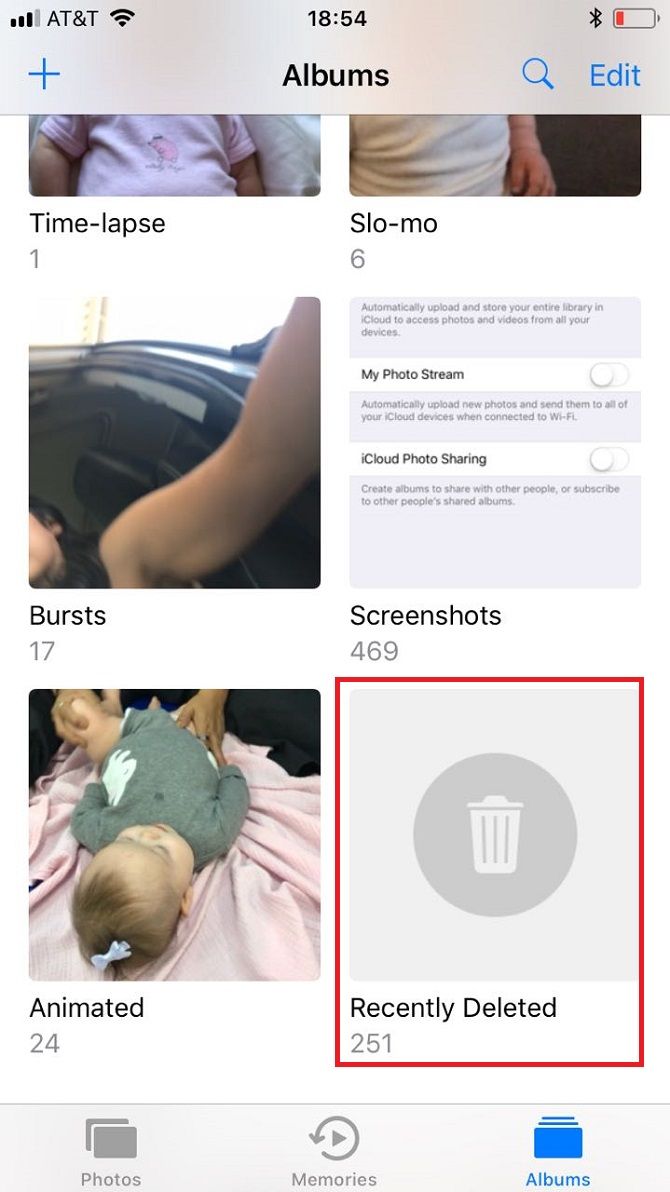 iPhone Deleted Images