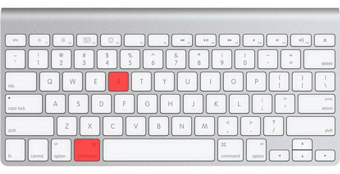 Apple Smart Tastiera Cmd + R