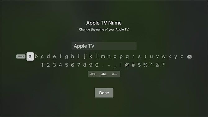 Rename Apple TV's AirPlay name