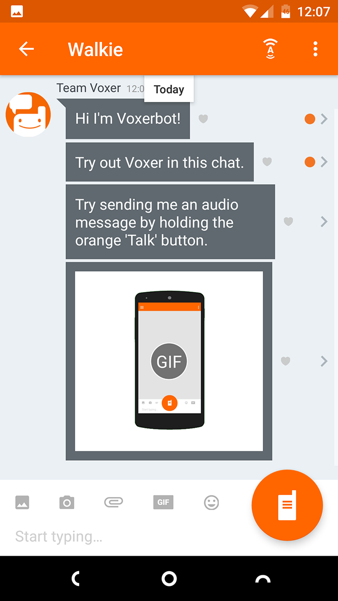 voxer chat