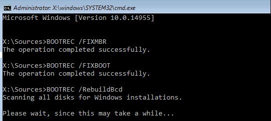 how to fix the master boot record in windows