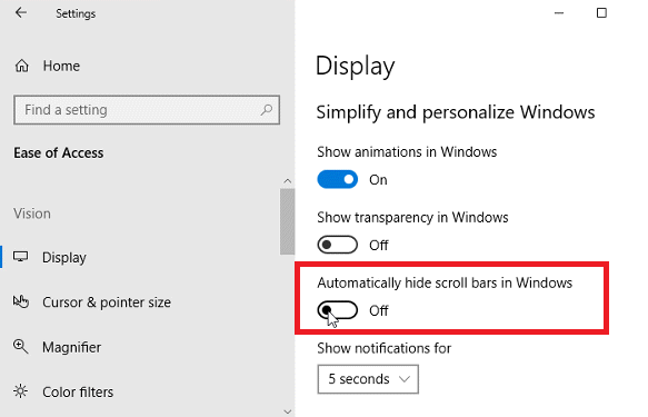 How to Always Show Scrollbars in Windows Store Apps