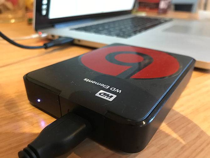 Kopier til eksternt drev