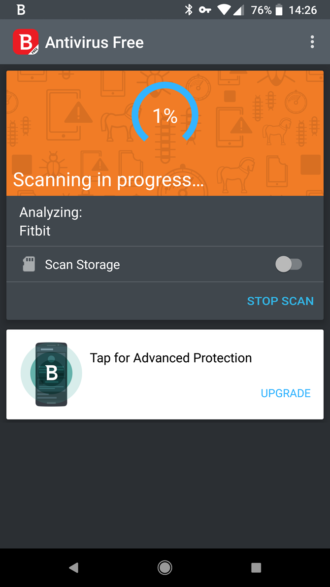 Android-Bitdefender-Scan