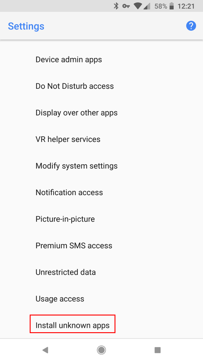 Android Install Unknown Apps Oreo
