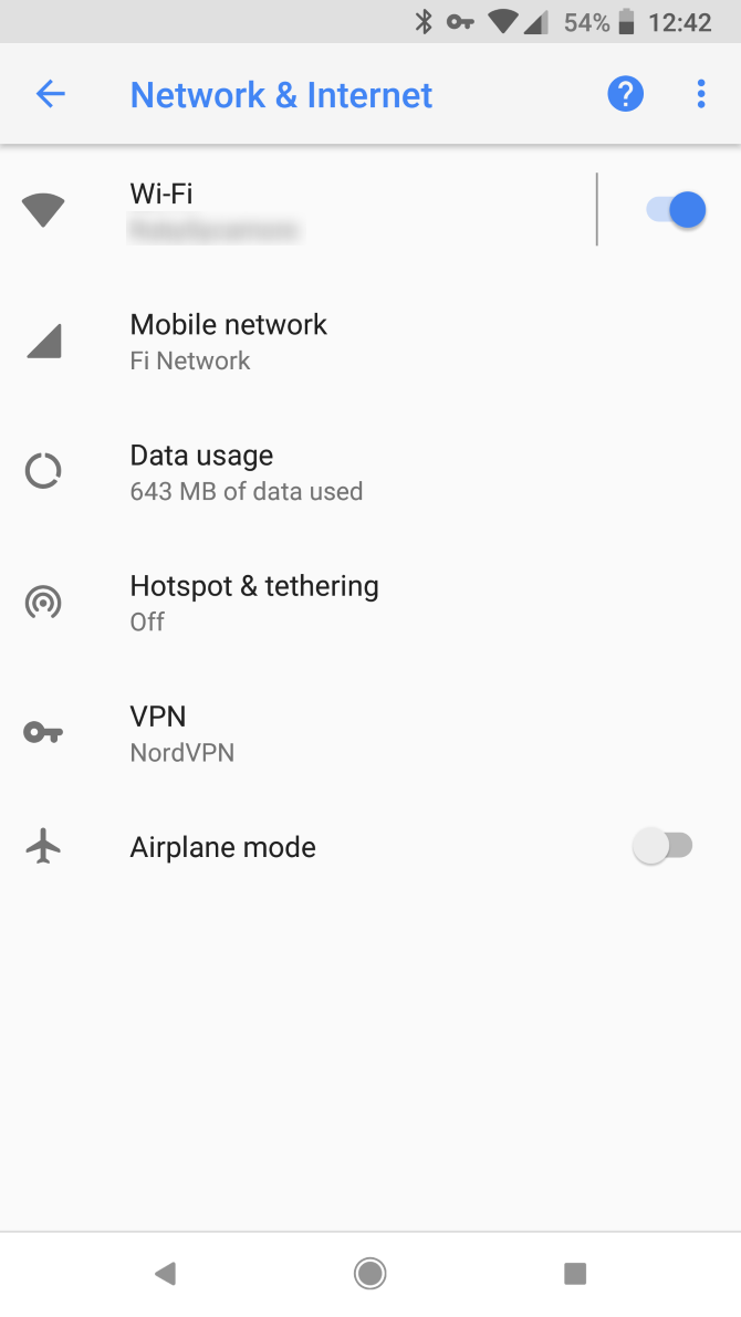 Android-Network-Options