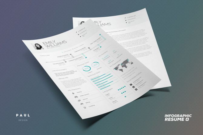 infographic-indesign-resume-template