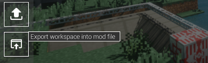 When you're done, export the mod into Minecraft