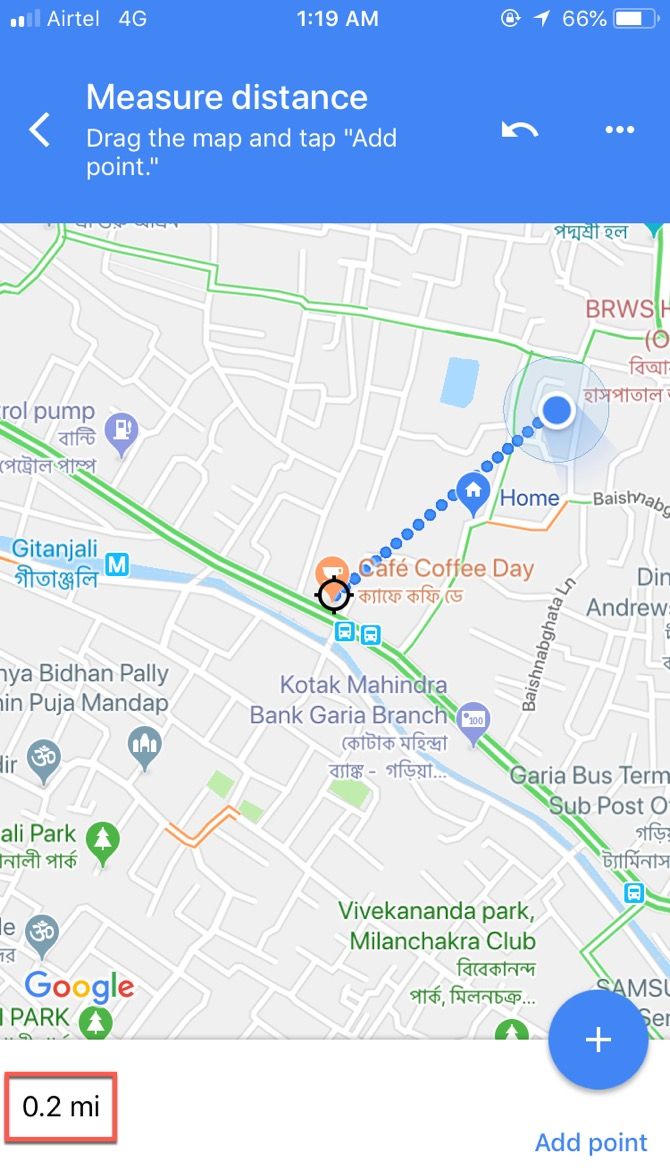 How To Find The Shortest Distance Between Two Points On Google Maps   Measure Distance 