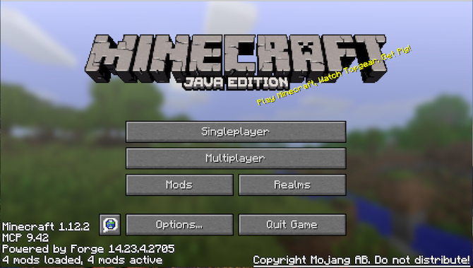 Launching Minecraft after installing Minecraft Forge