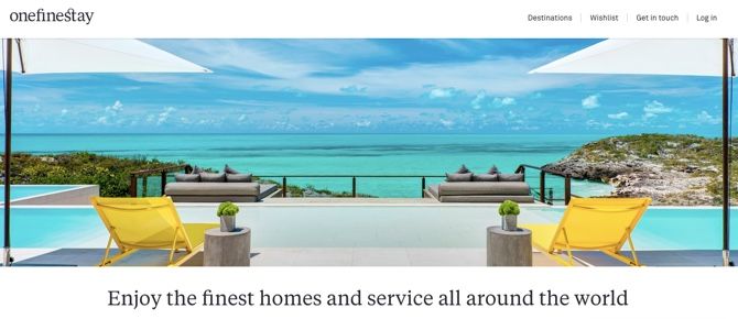 OneFineStay luxury vacation rentals