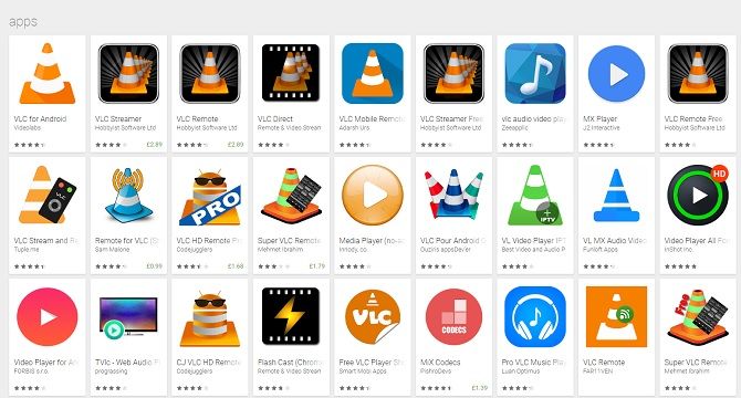 Google Play Store icons