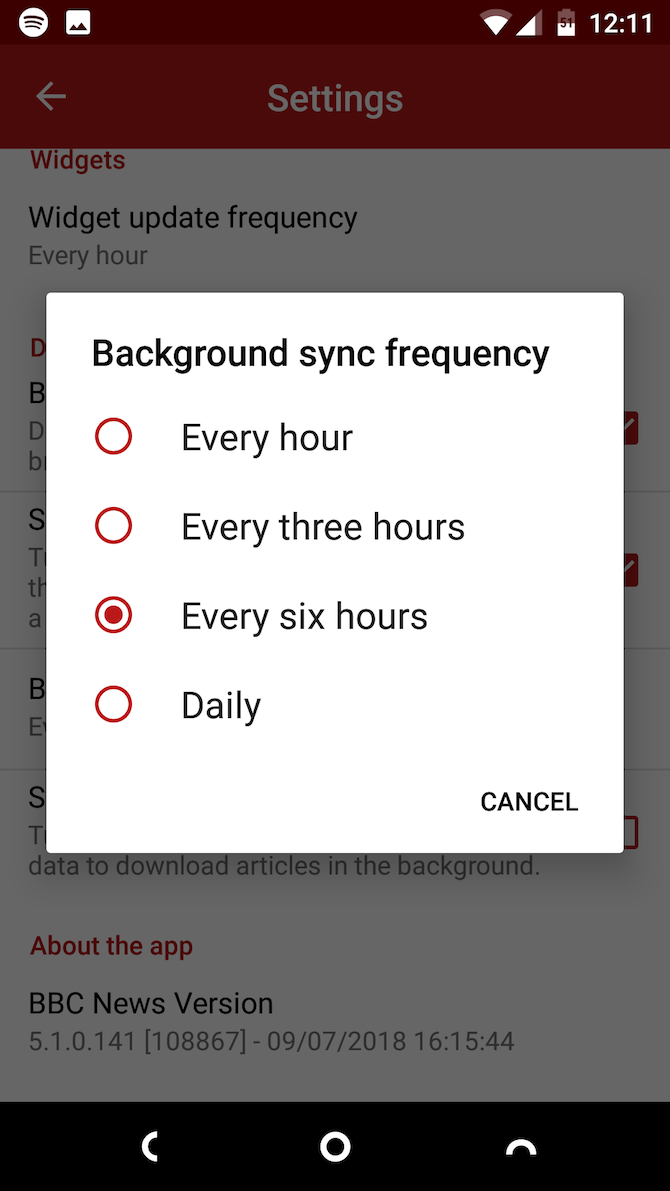 Android Background Sync