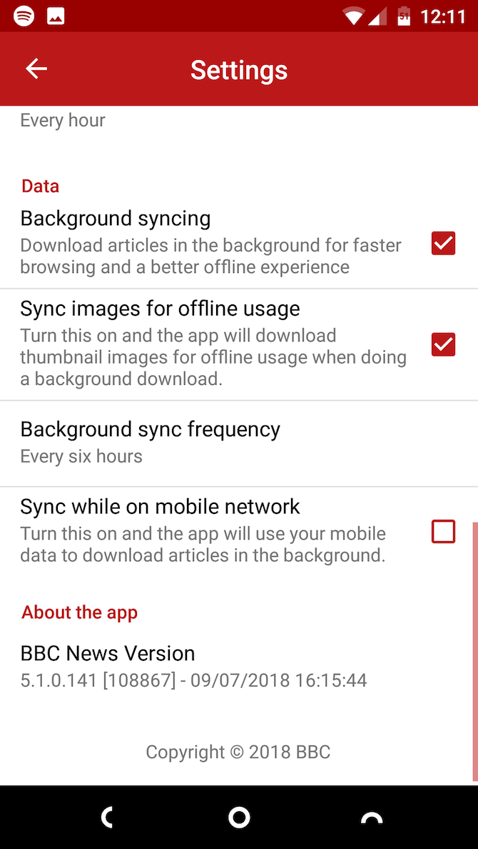 Android Background Sync Options