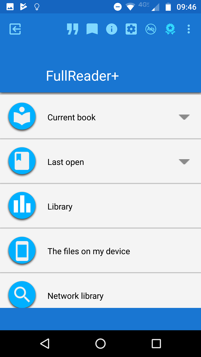 FReader Android ebook Reader 1