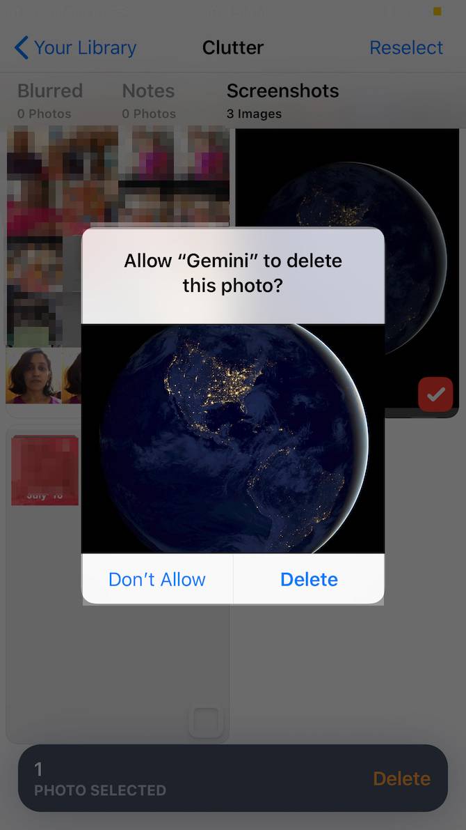  برنامه Gemini Photos برای حذف عکس