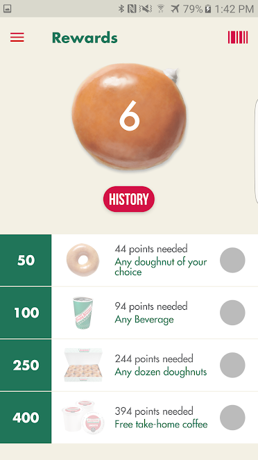 Krispy Kreme Android App 1