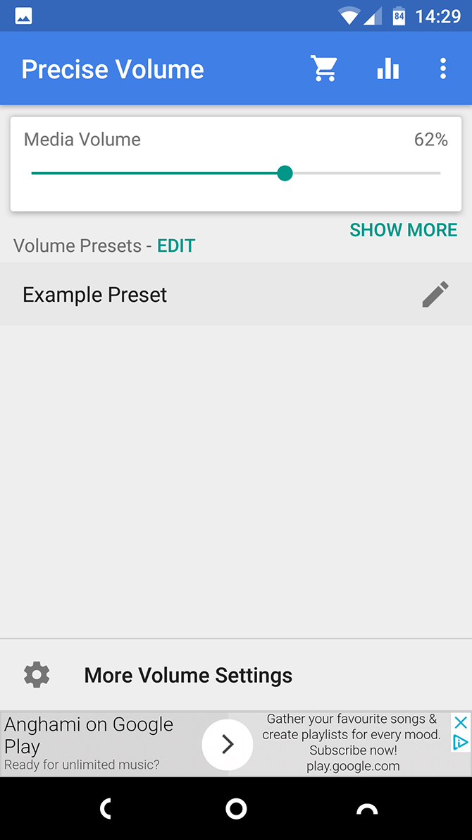 Precise Volume Android