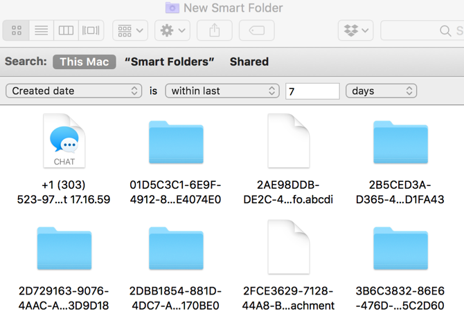 Mac Smart Folders Recent Documents