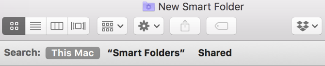 New Smart Folder Search This Mac