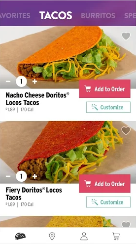 Taco Bell Android App 1