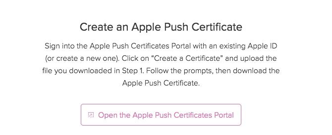 jamf now create apple push certificate