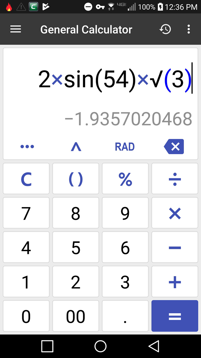 Equation in ClevCalc