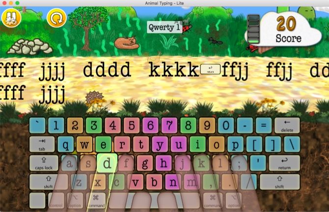 typing games for kids mac