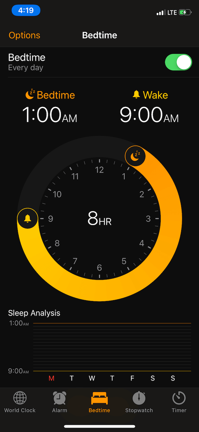 Bedtime Mode Clock app 3
