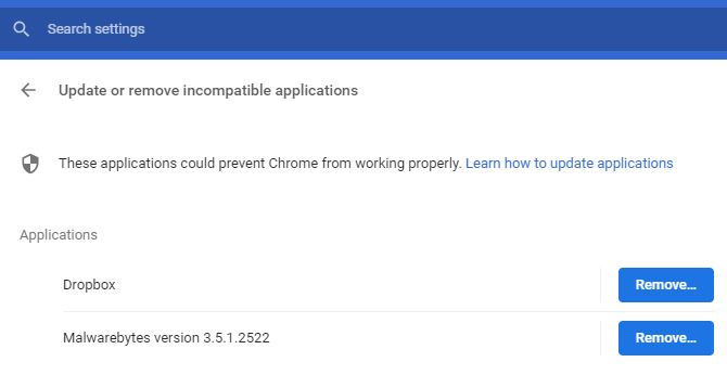 Chrome-Problem-Applications