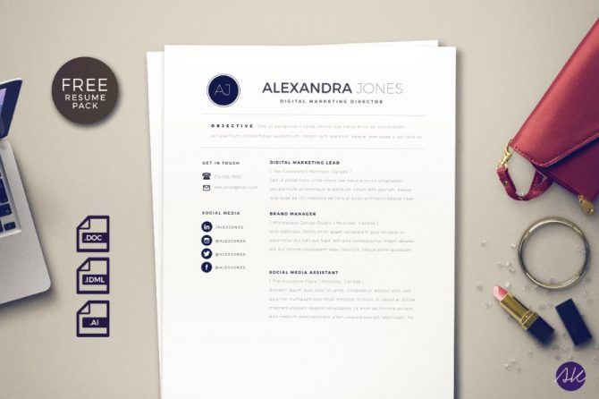minimalist-indesign-resume-template