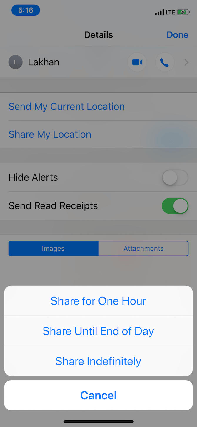 Share location Messages 2
