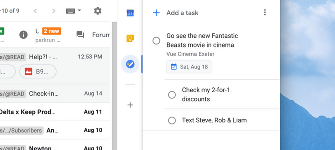 Viewing Your List - Google Tasks