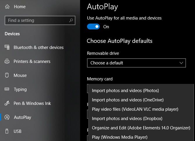 windows 10 how to change default video player