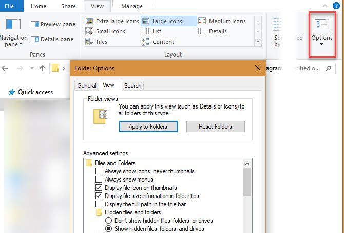 Windows-10-Change-Folder-View-Options