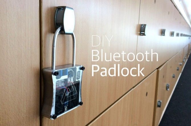 Bluetooth padlock unlocks with phone