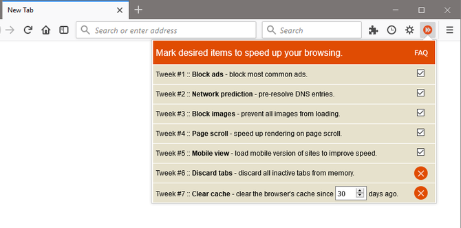 descărcați trucuri de viteză pentru a accelera firefox