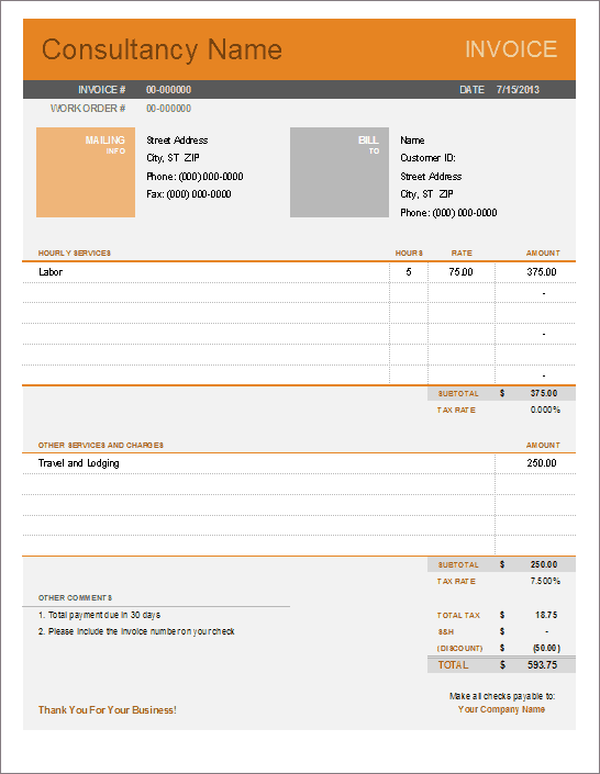 10 Simple Invoice Templates Every Freelancer Should Use