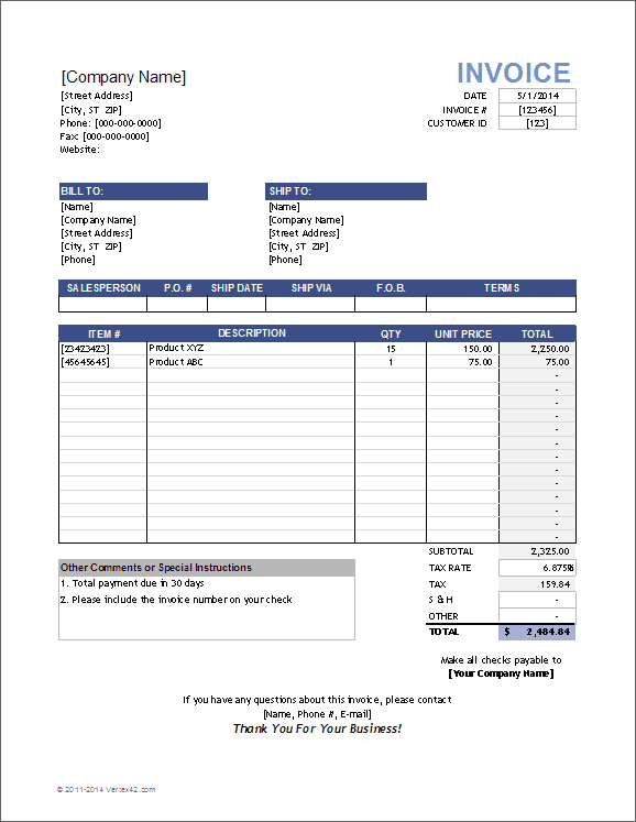 best invoice software for mac 2014