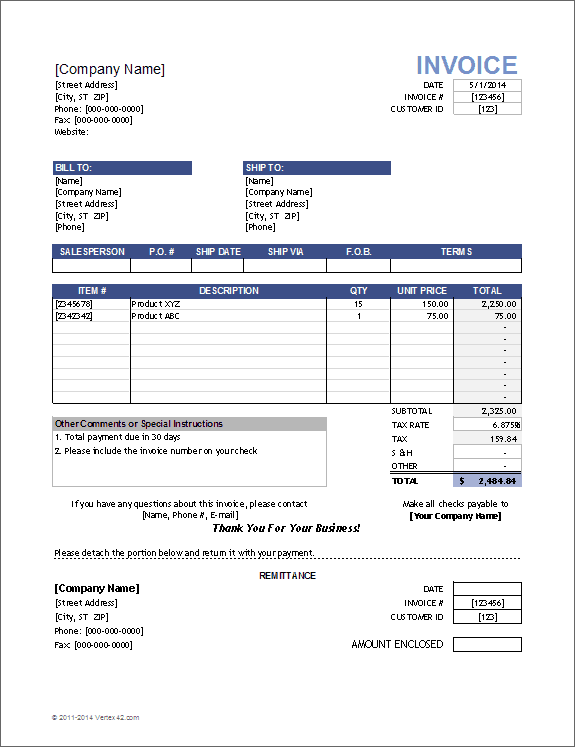10 Simple Invoice Templates Every Freelancer Should Use