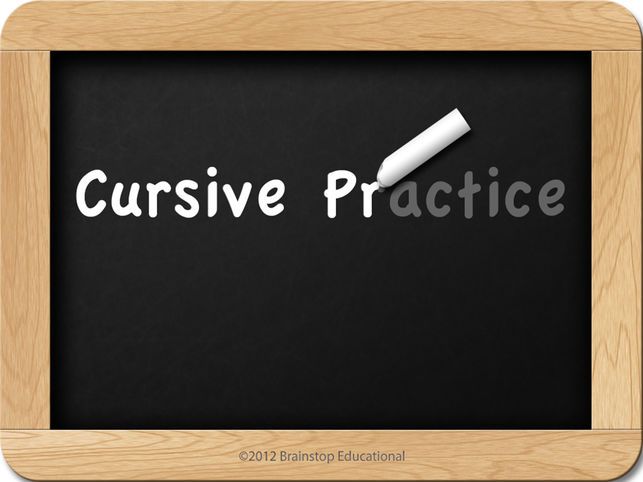 Practice Cursive App iOS